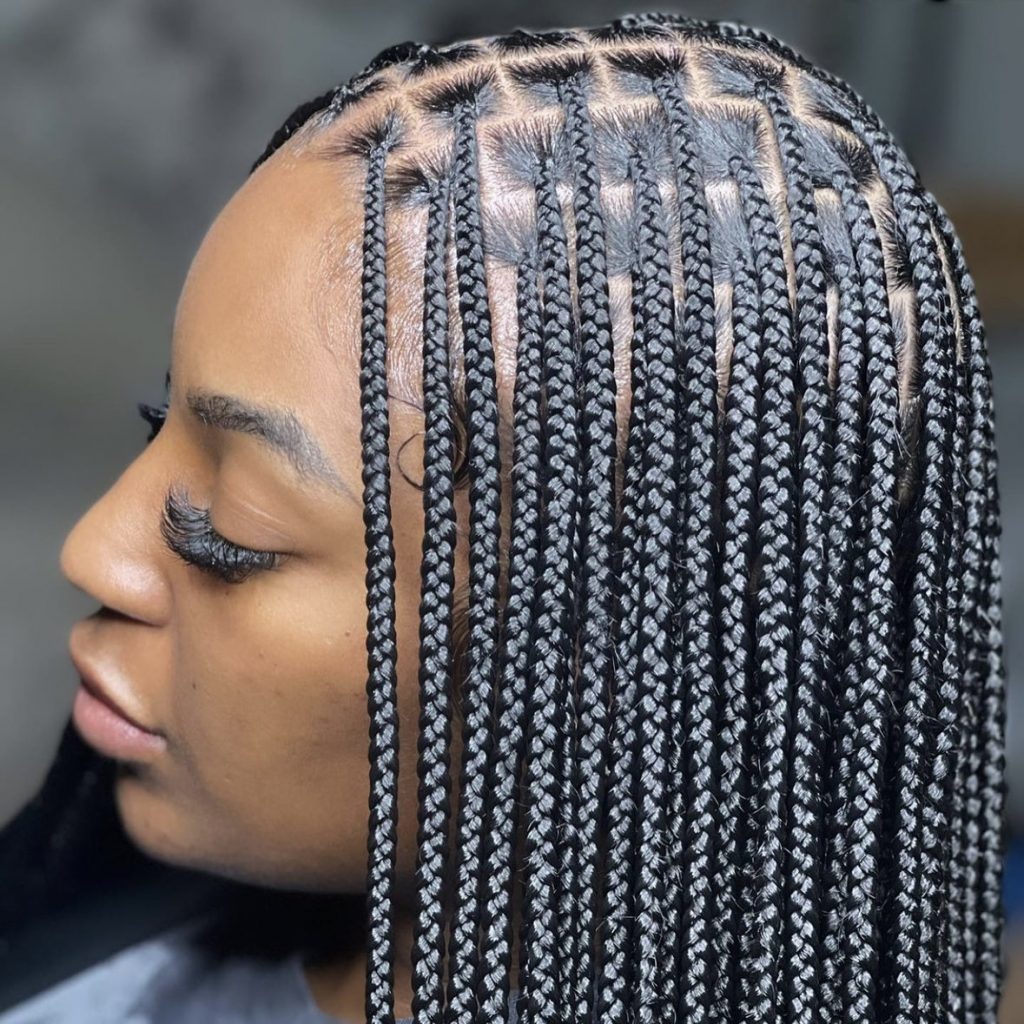 Single knotless braids in Table View, Cape Town